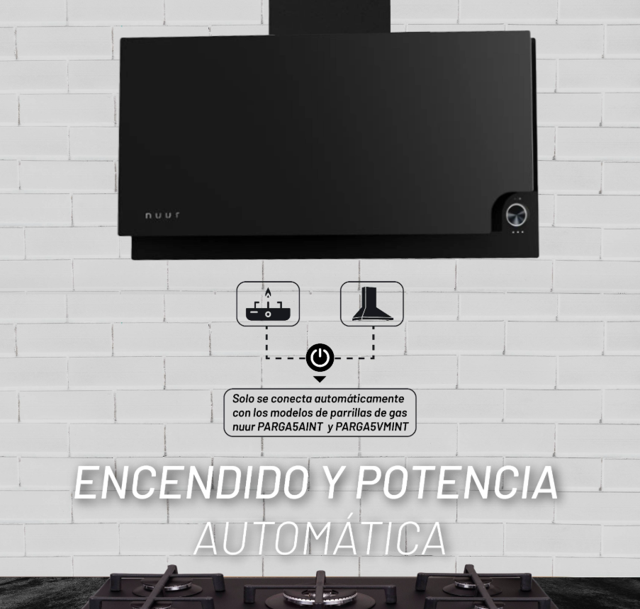 Foto 3 pulgar | Nuur Campana Extractora Inteligente Camexpa90im