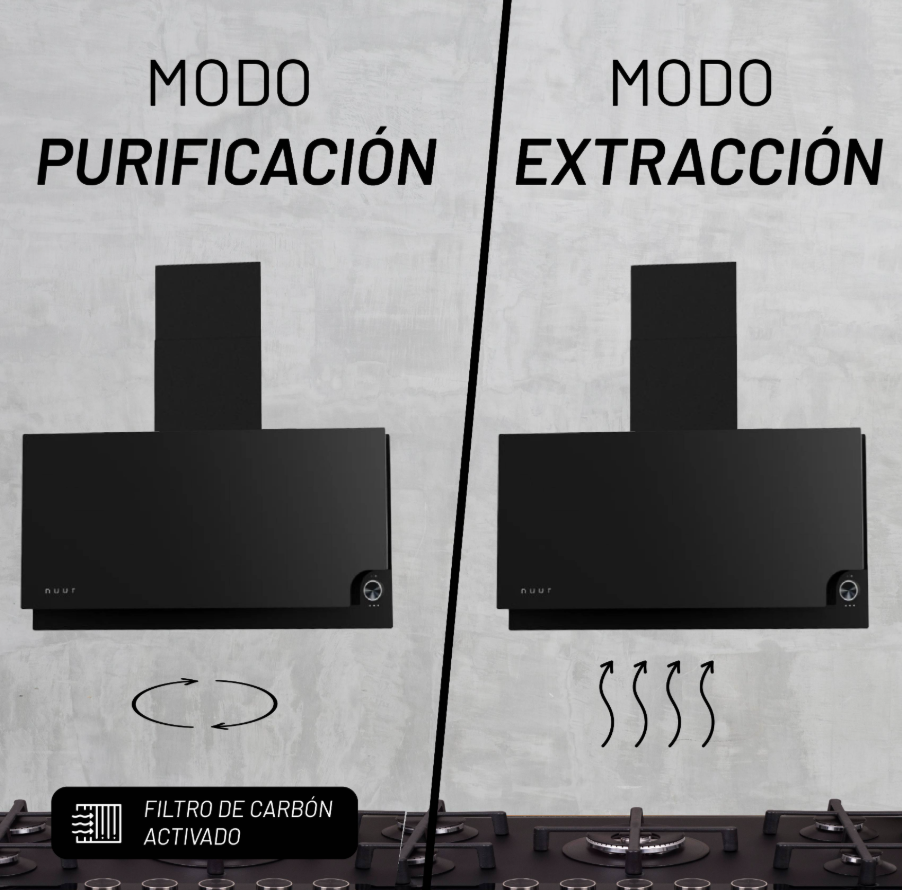 Foto 5 pulgar | Nuur Campana Extractora Inteligente Camexpa90im