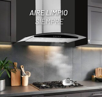 Foto 2 | Nuur Campana Extractora De Pared 90cm Ai Camexpa90av