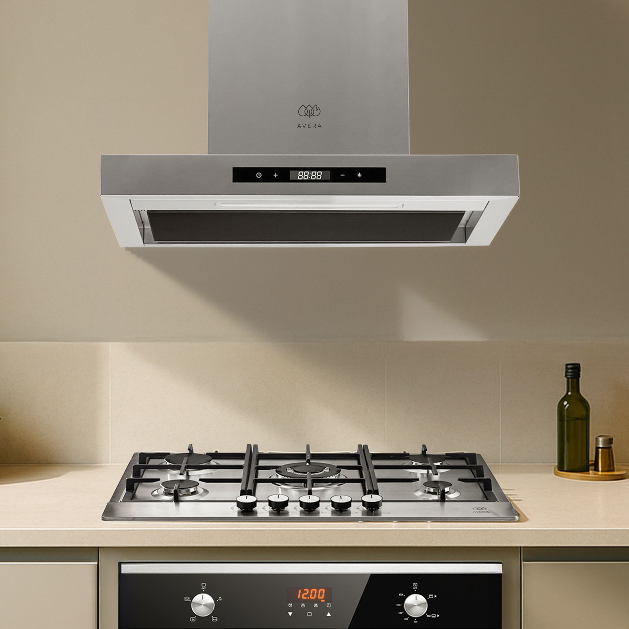 Foto 9 pulgar | Campana De Cocina De Pared Tipo T 60 Cm En Acero Inoxidable Con Tecnología Sin Contacto