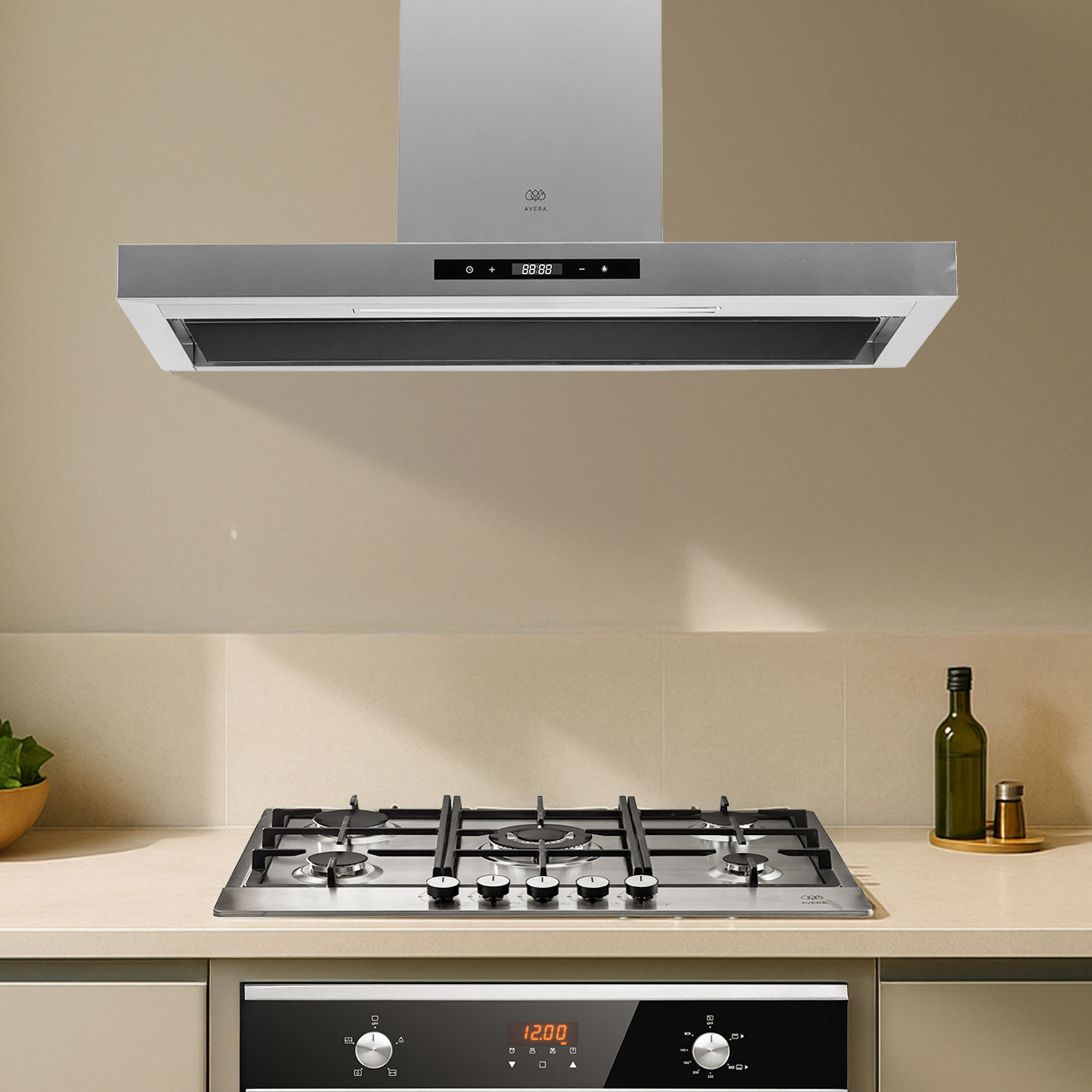 Foto 9 pulgar | Campana De Cocina De Pared Tipo T 90 Cm En Acero Inoxidable Con Tecnología Sin Contacto