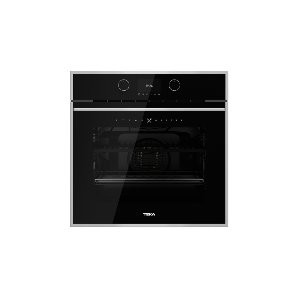 Horno Eléctrico Empotre Teka Steakmaster De 60 Cm (24'') color Negro de Cristal