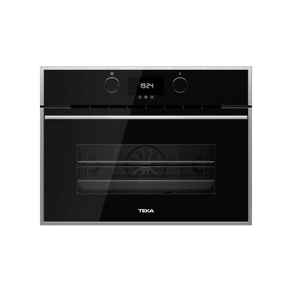 Foto 2 pulgar | Horno Eléctrico Y Microondas Teka Hlc 844 C De 60 Cm (24'')color Negro de Cristal