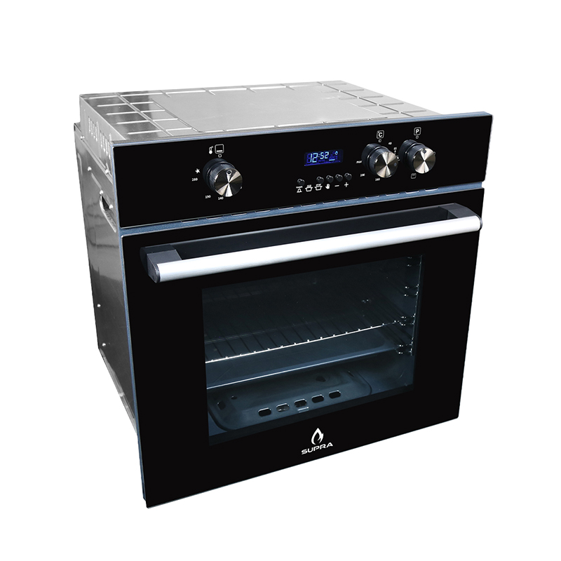 Foto 2 | Horno de Gas Supra Dark Vortex color Negro Empotrable en Acero y Puerta de Cristal Templado