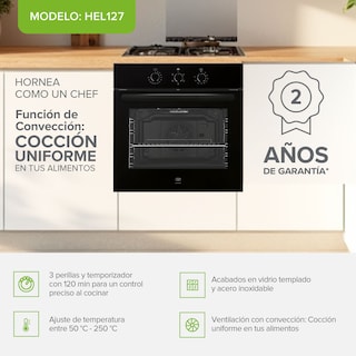 Foto 3 | Horno Eléctrico Empotrable Avera 67 l