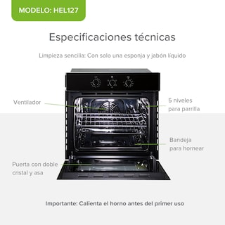 Foto 6 | Horno Eléctrico Empotrable Avera 67 l