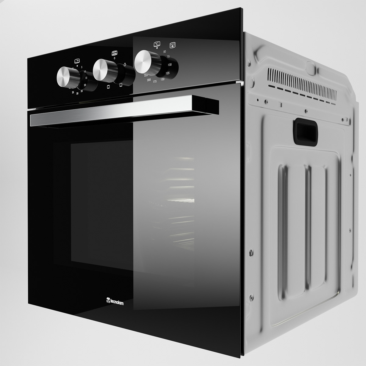 Foto 2 pulgar | Tecnolam Te60e.ne Horno Eléctrico 60cm Con Grill Eléctrico Color Negro