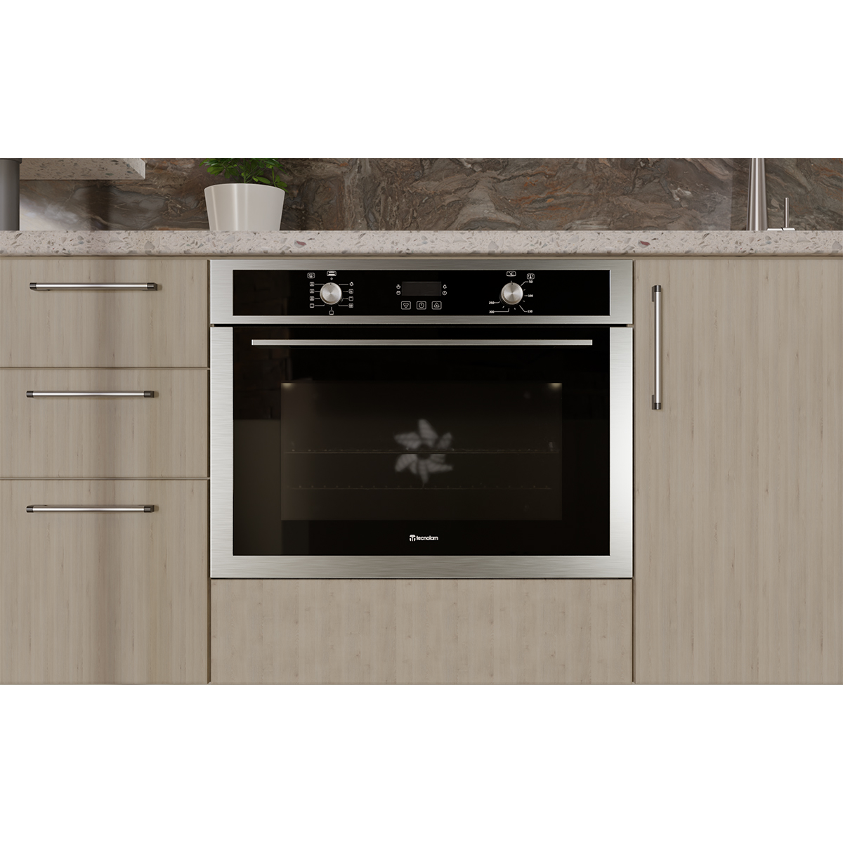 Foto 5 pulgar | Horno Eléctrico Tecnolam 75 Cm  80 Lts 220-60hz