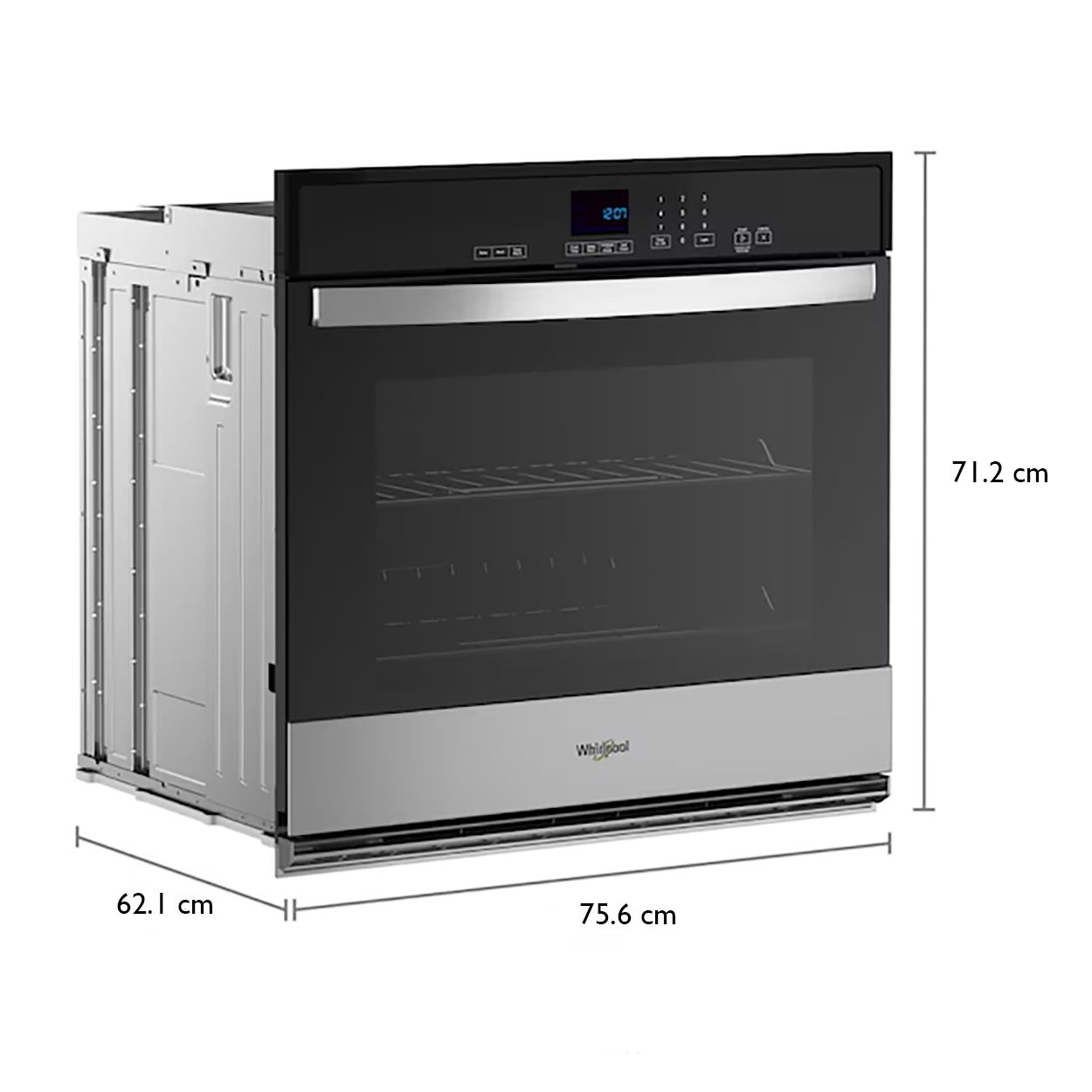 Foto 7 pulgar | Horno de Pared Whirlpool Woes3030ls Autolimpiante 5.0 Pies Cúbicos