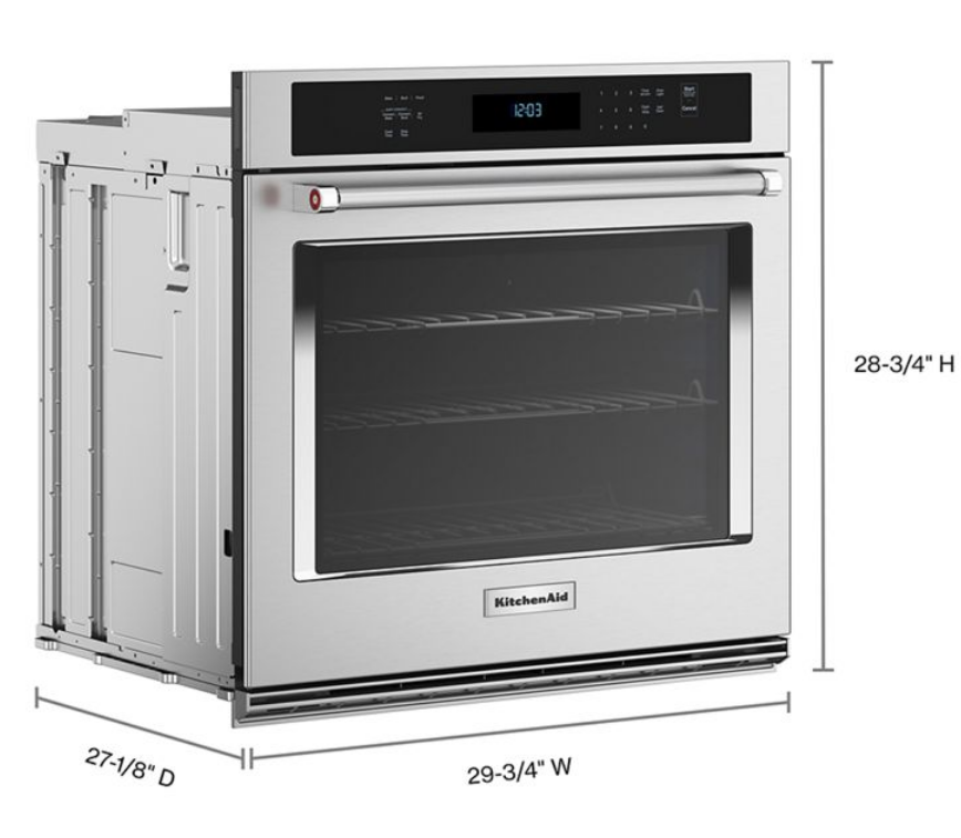 Foto 8 pulgar | Horno de Pared KitchenAid 30'' Koes530pps con Air Fry Mode