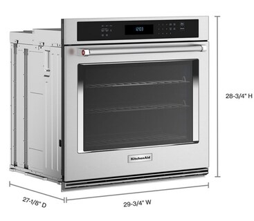 Foto 7 | Horno de Pared KitchenAid 30'' Koes530pps con Air Fry Mode