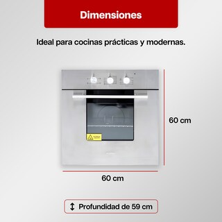 Foto 3 | Horno Eléctrico Empotrable Maxims 60 Cm Acero Inoxidable 110v