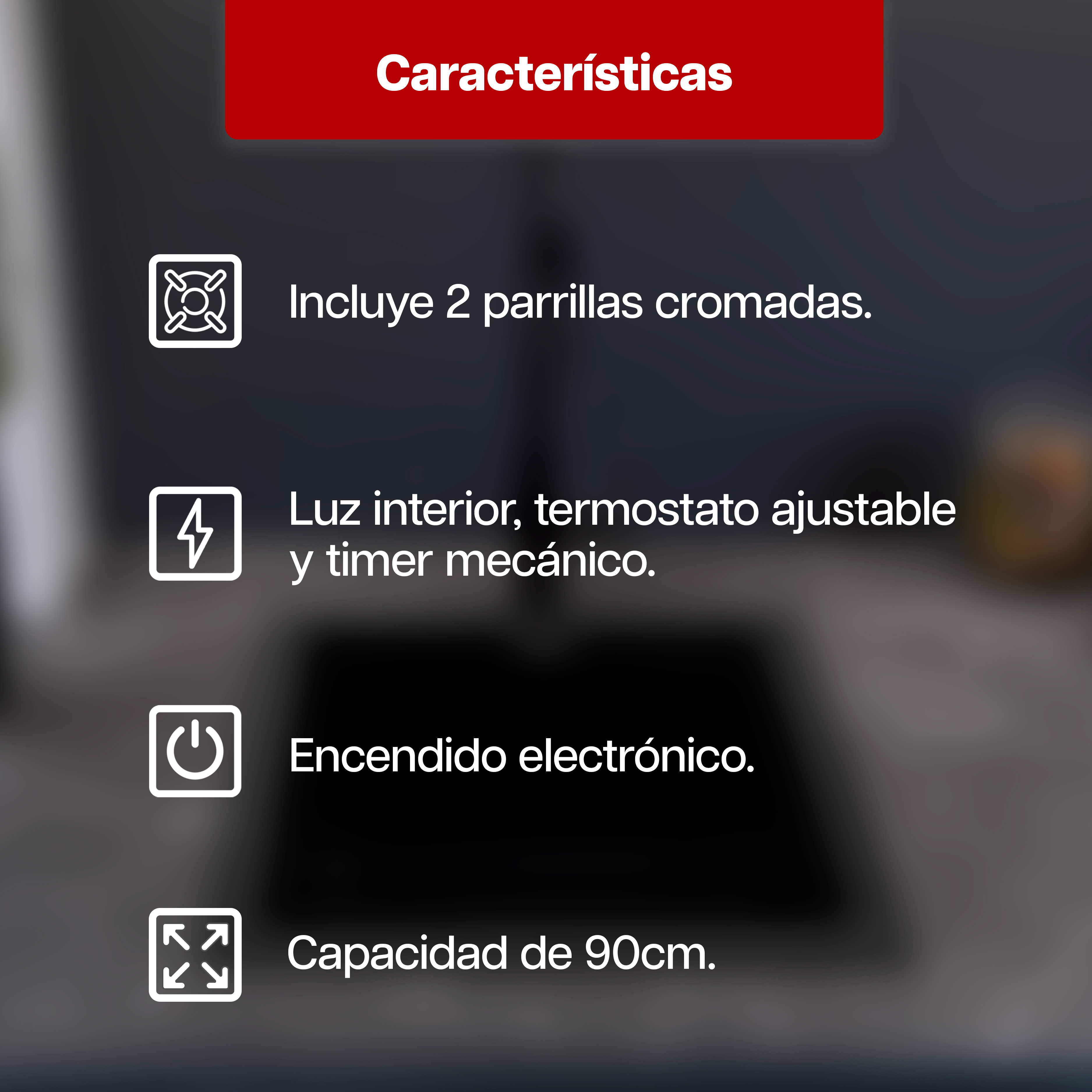 Foto 6 pulgar | Horno Eléctrico Empotrable Maxims 60 Cm Acero Inoxidable 110v