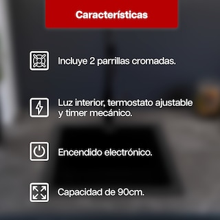Foto 5 | Horno Eléctrico Empotrable Maxims 60 Cm Acero Inoxidable 110v