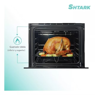 Foto 5 | Horno Empotrable De Gas Acero Inoxidable Grill Eléctrico 60l