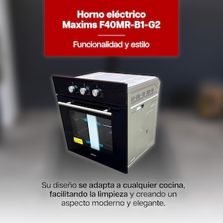 Foto 2 | Horno Eléctrico Empotrable Maxims 60 Cm Negro 110v Cristal Templado
