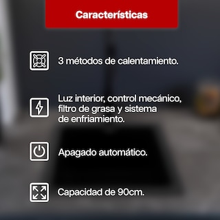 Foto 5 | Horno Eléctrico Empotrable Maxims 60 Cm Negro 110v Cristal Templado