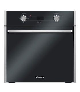 Foto 1 | Io Mabe Io6032hgwd1 Horno A Gas Lp 60 Cm (24 Pulgadas) Vidrio Gris Vulcano, Negro/inoxidable