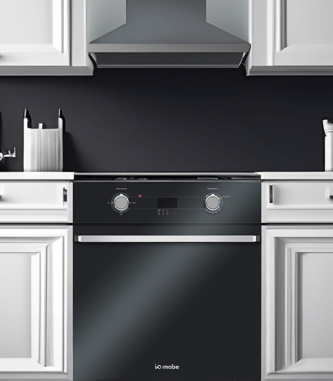 Foto 5 pulgar | Io Mabe Io6032hgwd1 Horno A Gas Lp 60 Cm (24 Pulgadas) Vidrio Gris Vulcano, Negro/inoxidable