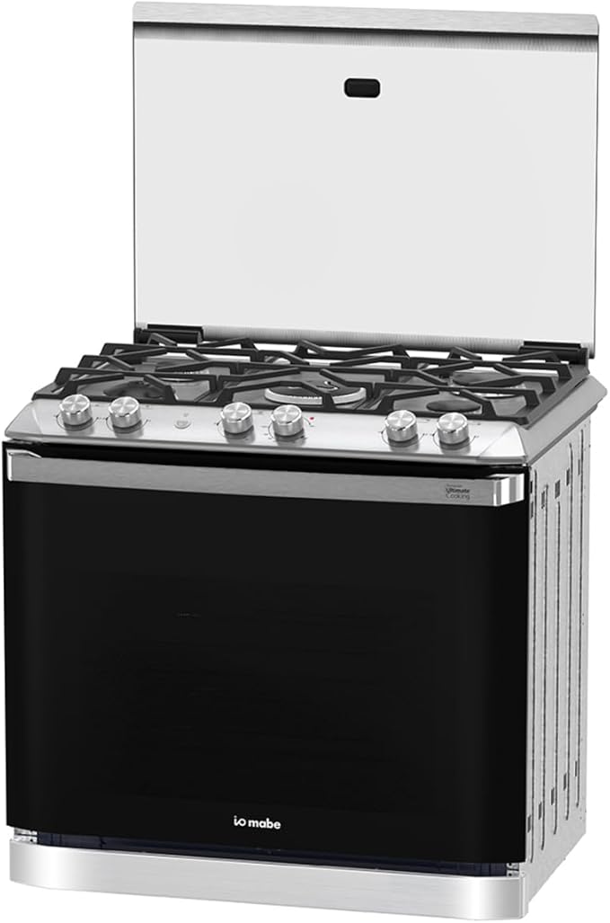 Foto 4 | Estufa De Empotre 80 Cm (30 Pulgadas) Inoxidable Con Vidrio Negro Io Mabe - Io8061getss0