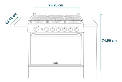 Foto 7 | Horno Mabe 32'' XOC80790CT3 con Capelo