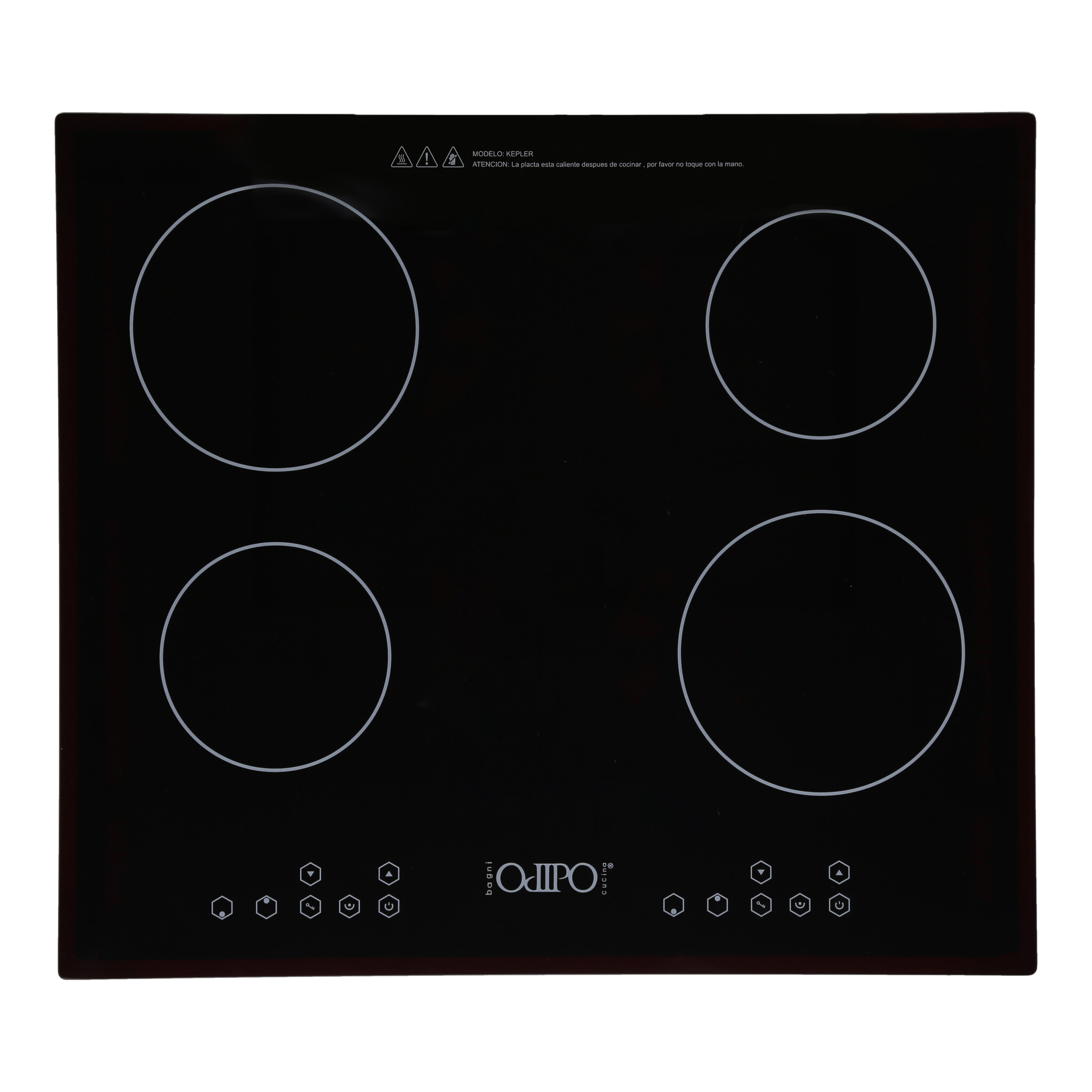 Foto 4 | Campana Extractora Acero Inox Thory 75 + Parrilla De Inducción Magnética Kepler + Horno Eléctrico Empotrable E-m