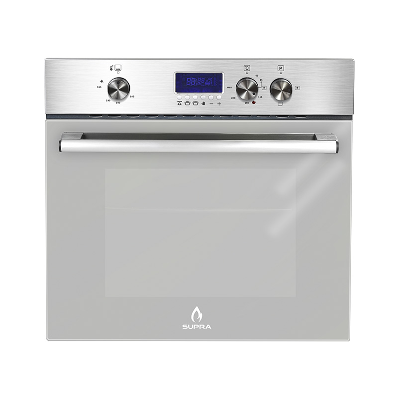 Foto 1 | Horno De Gas Silver Vortex Empotrable En Acero Inoxidable Y Puerta De Cristal Templado