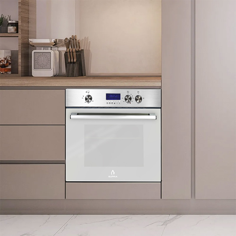 Foto 5 | Horno De Gas Silver Vortex Empotrable En Acero Inoxidable Y Puerta De Cristal Templado
