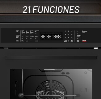 Foto 2 | Nuur Horno Empotrable Digital Gas Lp Negro Mate Hogas60dilp-m