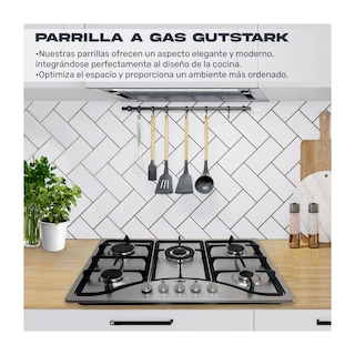 Foto 2 | Parrilla Acero Inox 5 Quemadores Gutstark Mkz-5inoxgrill Plata
