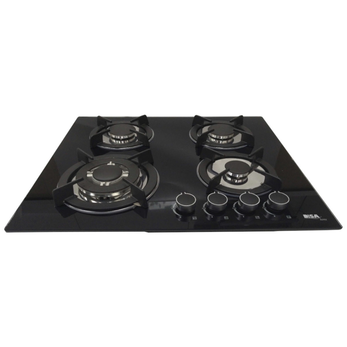 Parrilla A Gas Empotrable DISA Home C.t. 4q Paemc- 4 color Negro