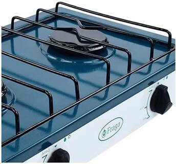 Foto 2 | Parrilla Fraga P104 color Verde a Gas 2 Quemadores Porcelanizada