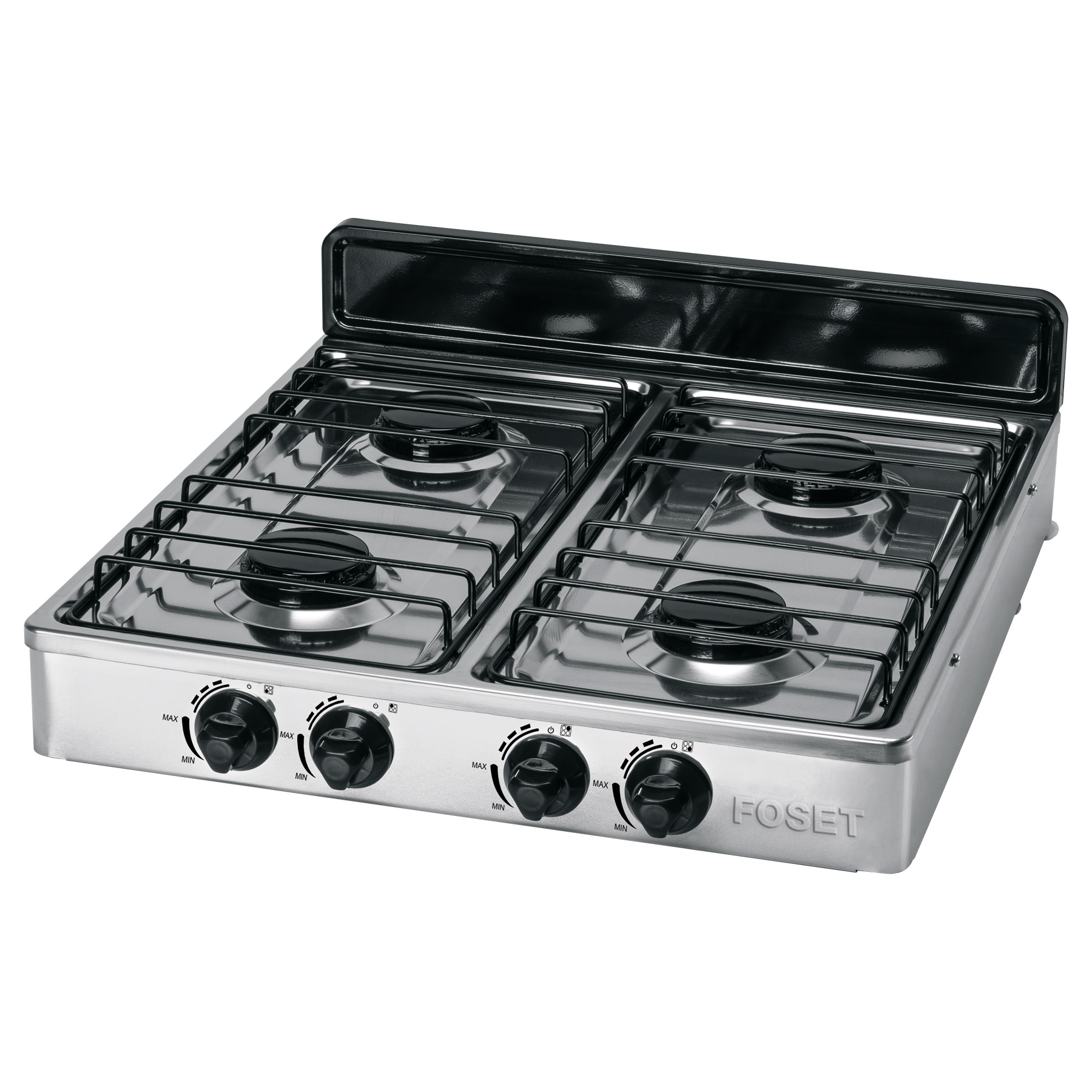 Parrilla de Gas Foset PAGA-4X color Gris 4 Quemadores