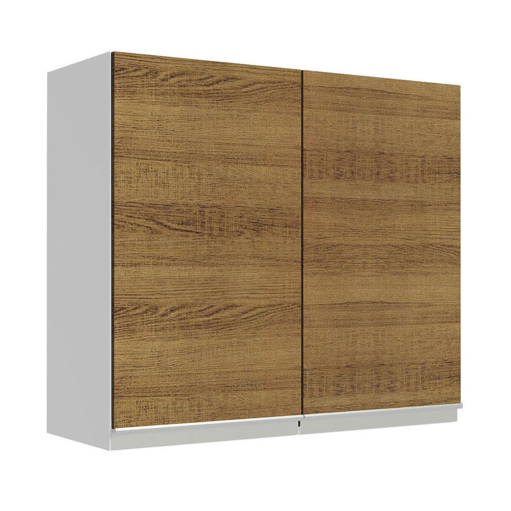 Foto 2 pulgar | Mueble Superior Glamy Madesa 70 Cm 2 Puertas Blanco