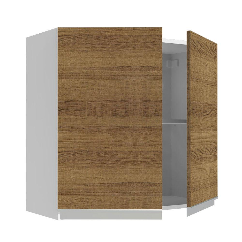 Foto 6 pulgar | Mueble Superior Glamy Madesa 70 Cm 2 Puertas Blanco