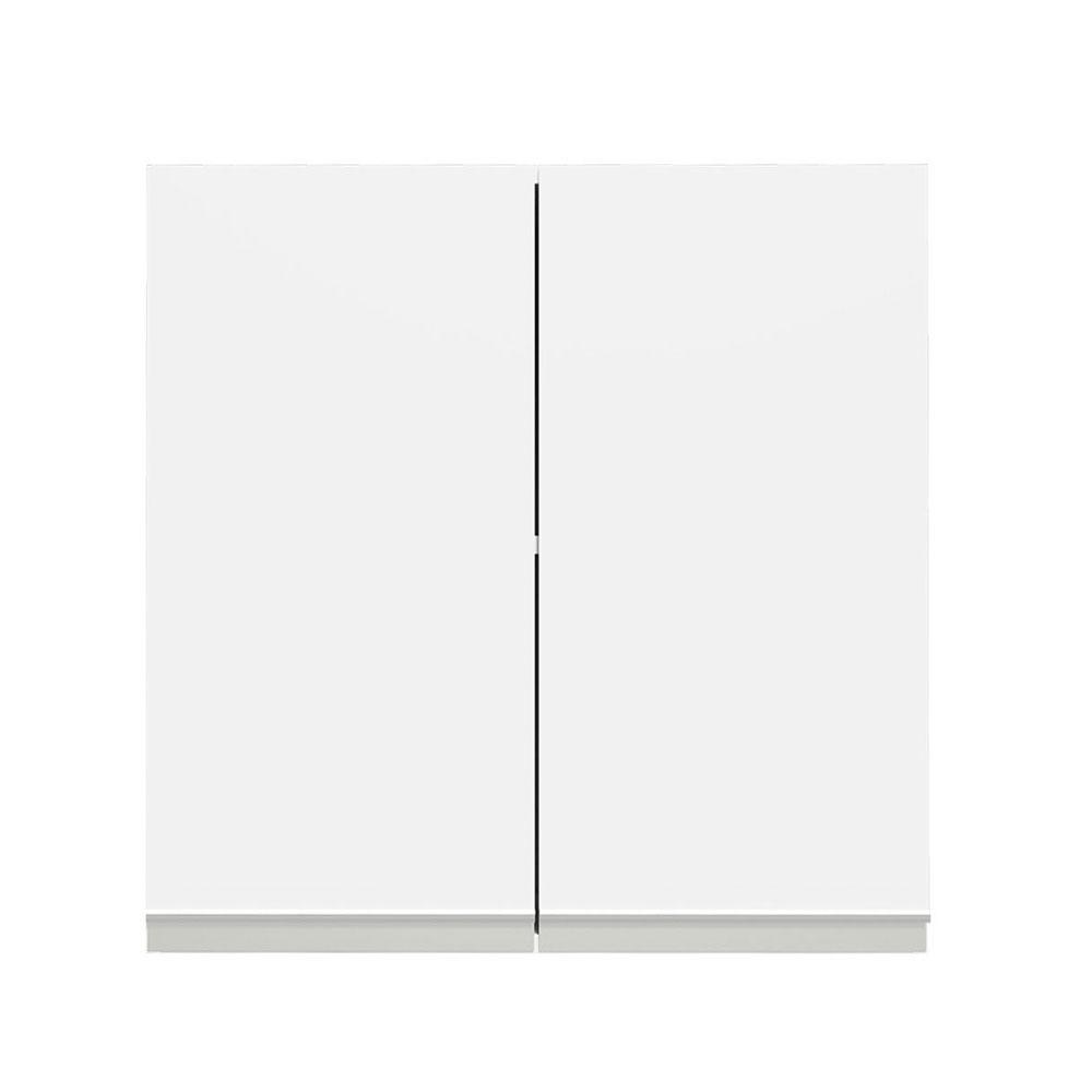 Foto 7 pulgar | Mueble Superior 70 Cm 2 Puertas Blanco Glamy Madesa