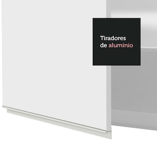 Foto 8 | Mueble Superior 70 Cm 2 Puertas Blanco Glamy Madesa