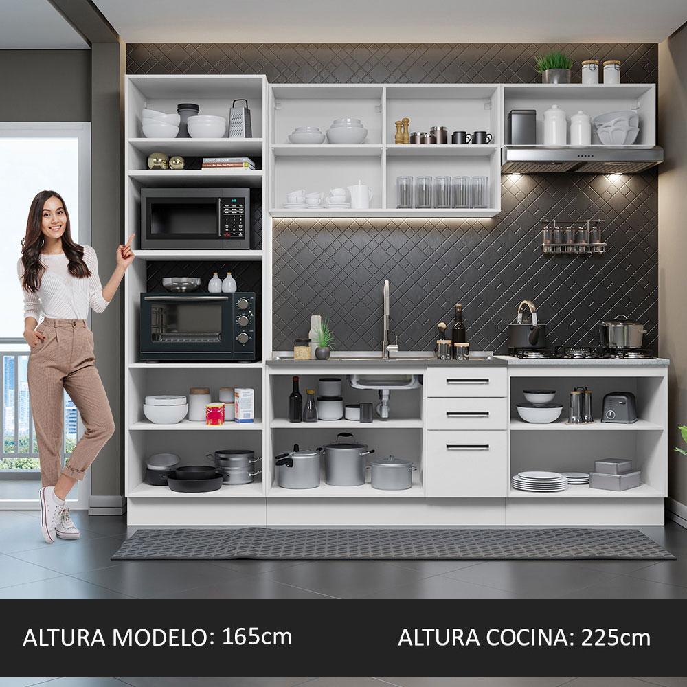 Foto 6 pulgar | Mueble de Cocina Integral 270 cm Agata Madesa 01