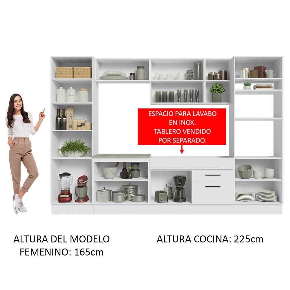 Foto 6 pulgar | Mueble de Cocina Integral 330 cm Agata Madesa 02