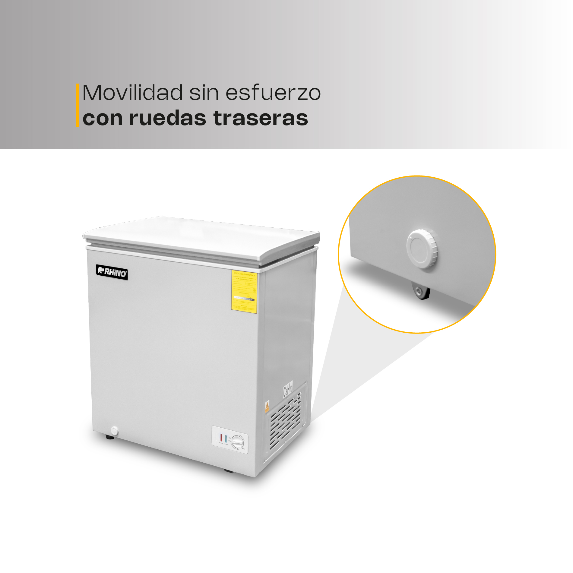 Foto 8 | Congelador Horizontal Rhino, 5 Pies (140l), Congeco-5