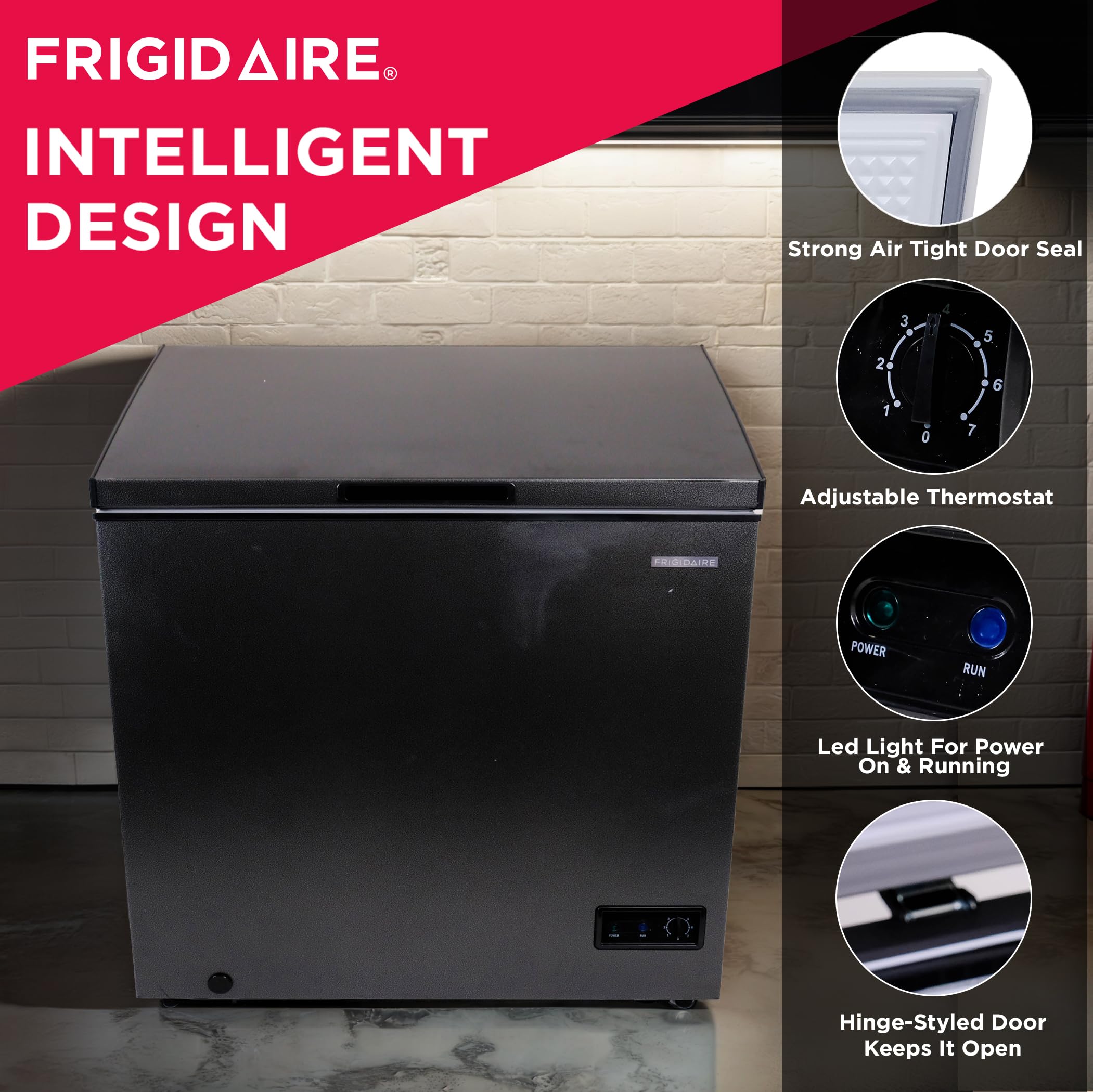 Foto 3 pulgar | Congelador Profundo Tipo Arcón Frigidaire Efrf70136com Con Capacidad De 7 Pies Cúbicos - Venta Internacional.