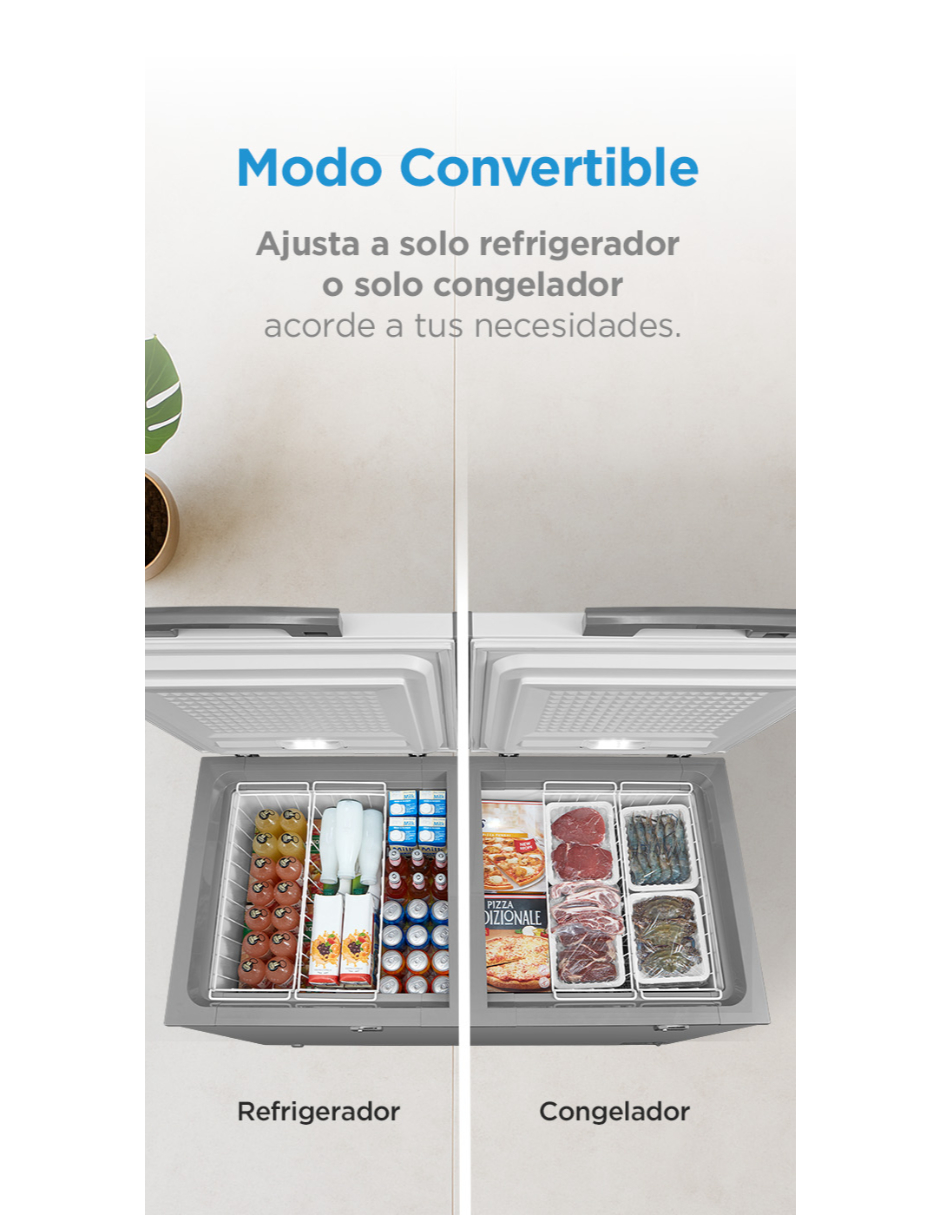 Foto 8 pulgar | Congelador Triple Cooling System Midea Blanco 15 Pies Cúbicos