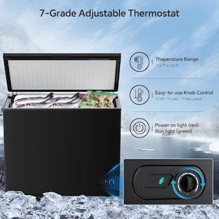 Foto 3 | Congelador Horizontal Kismile De 198 Litros Con 3 Cestas Extraíbles De 7.0 Pies Cúbicos - Venta Internacional.