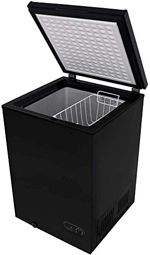 Foto 4 | Congelador Tipo Arcón Joy Pebble De 50 Litros Con Cesta Extraíble, Color Negro - Venta Internacional.