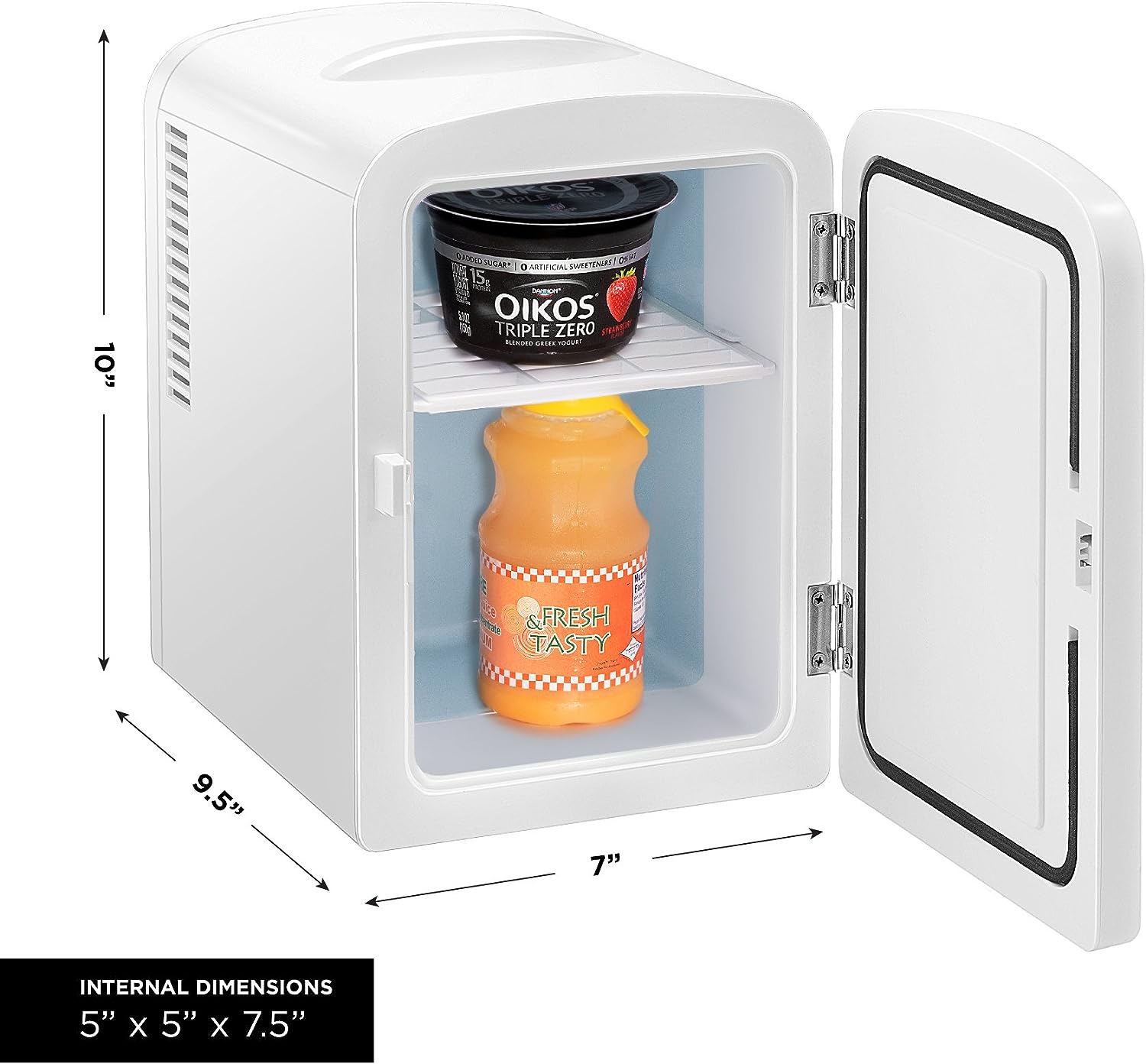 Foto 5 pulgar | Mini Refrigerador Portátil Chefman RJ48-WHITE-4 color Blanco