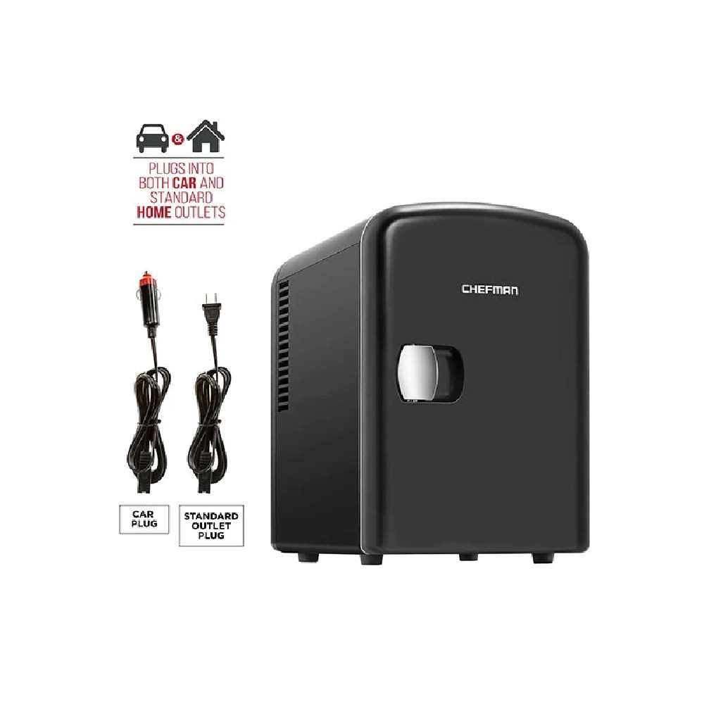 Foto 6 pulgar | Mini Refrigerador Portátil Chefman RJ48-BLACK-4 color Negro