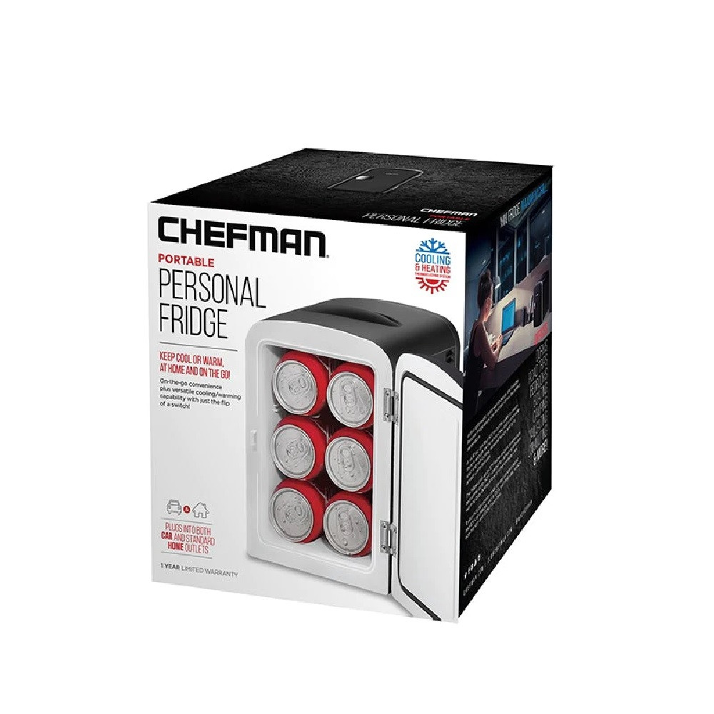 Foto 6 | Mini Refrigerador Portátil Chefman RJ48-BLACK-4 color Negro