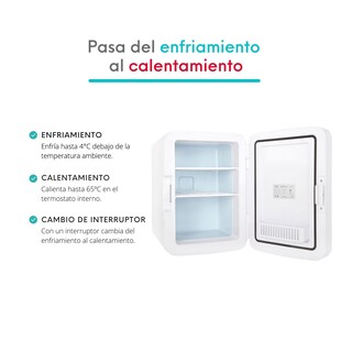 Foto 3 | Mini Refrigerador Cooluli Infinity Frío/caliente 10l/10 Latas
