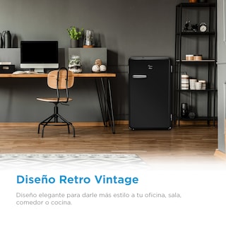 Foto 7 | Frigobar Midea Retro Look 4 Pies Cúbicos/106 L Negro Always Cool