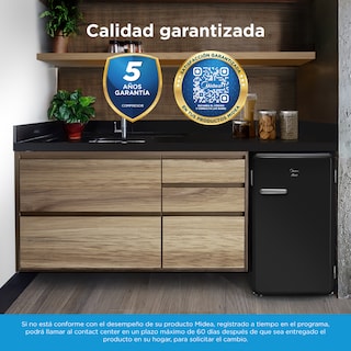 Foto 8 | Frigobar Midea Retro Look 4 Pies Cúbicos/106 L Negro Always Cool